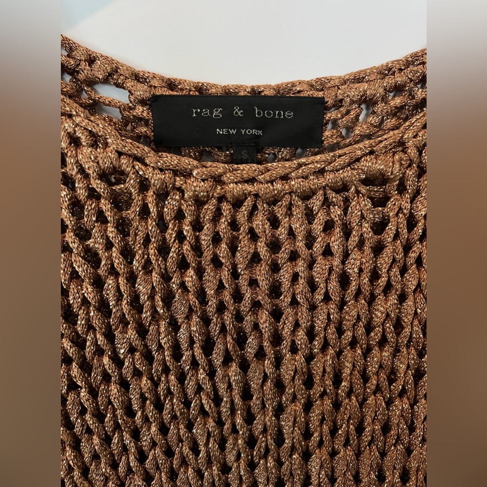 Rag & Bone - Gold Faruh Chunky Knit Sweater